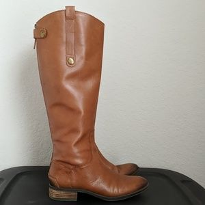 Sam Edelman leather brown knee high boot